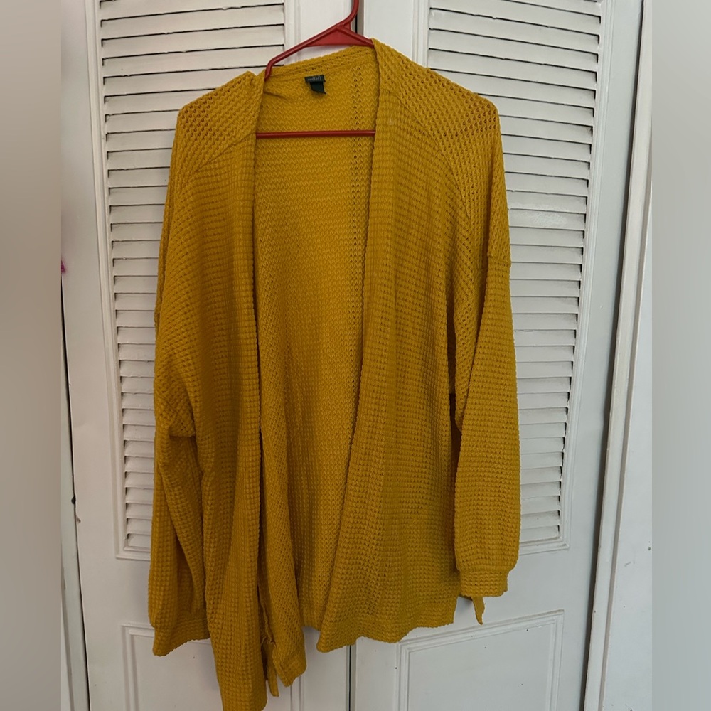 Wild Fable Mustard Yellow Cardigan